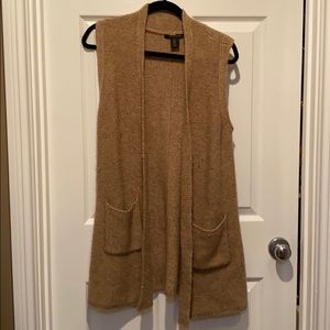Tan sweater vest